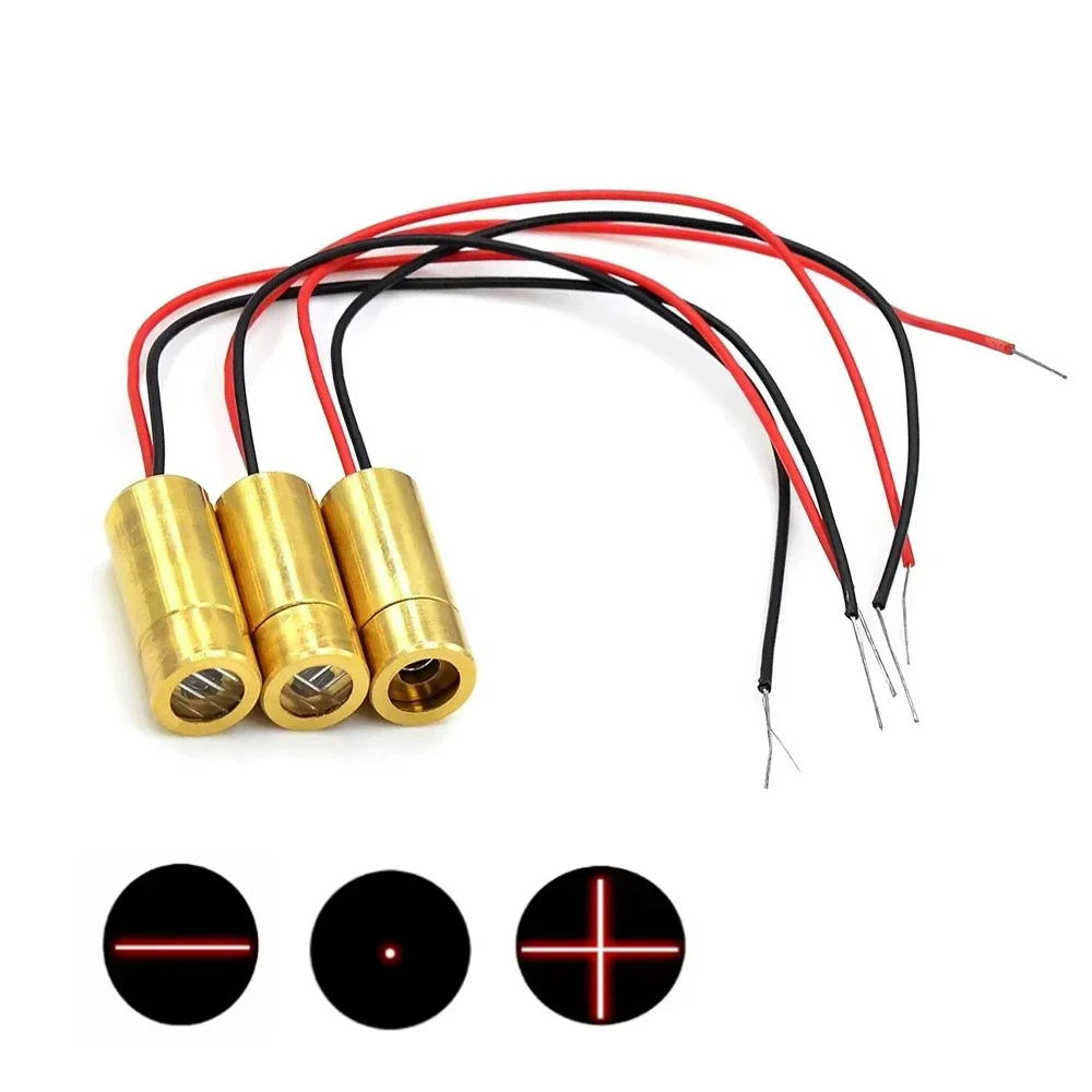 Diode Laser Module - 1 cabezal láser 650nm 9mm 3V