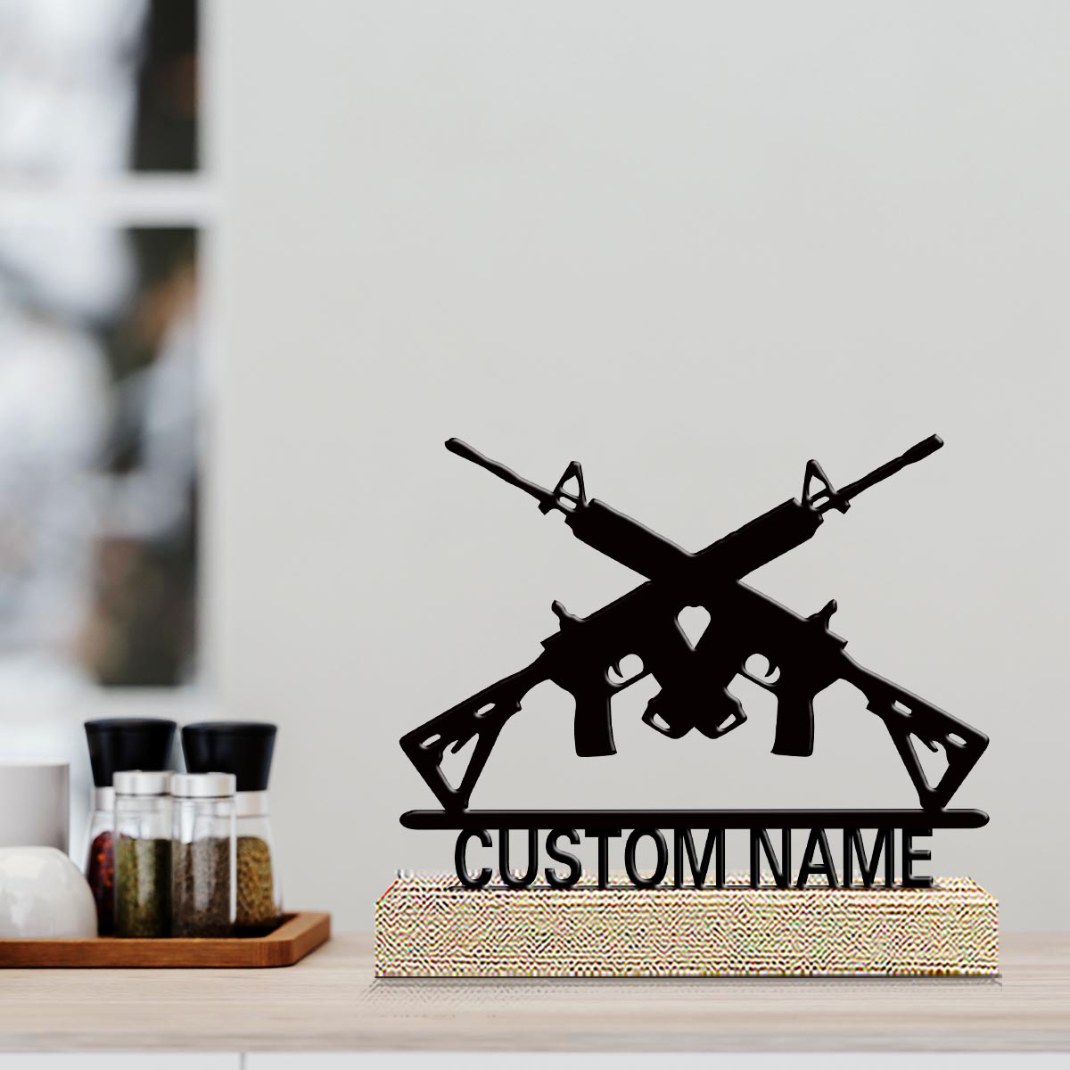 Desktop Laser Engraver - 1 pieza de adornos metálicos personalizables