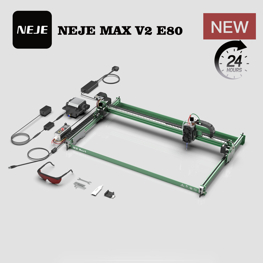 Laser Nivelador Industrial - Grabador Láser NEJE MAX V2 E80