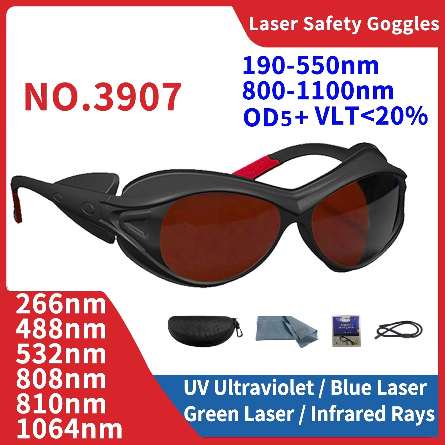 Industrial Yag Laser - Gafas láser gafas protectoras seguridad Industrial