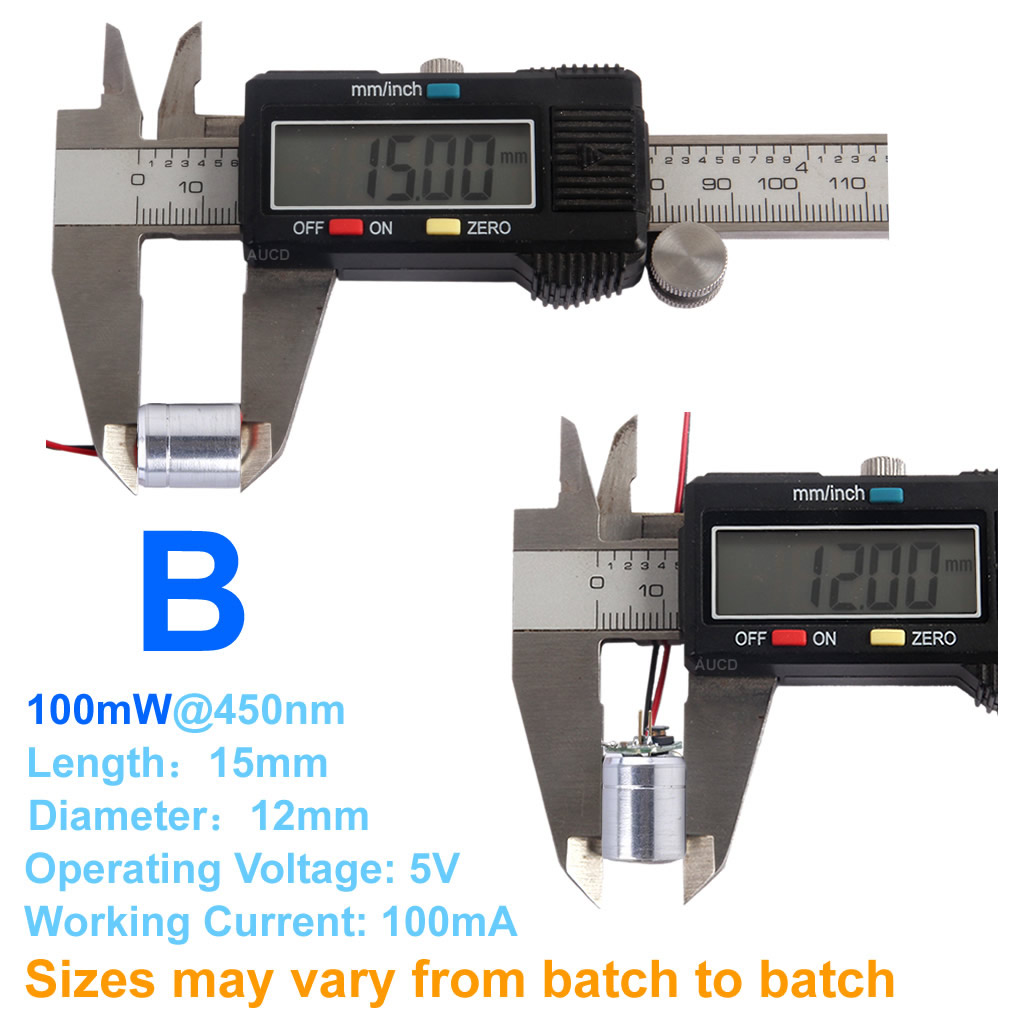Módulo Láser RGB de 12x15mm, C - Diode Laser Module reseña y precio