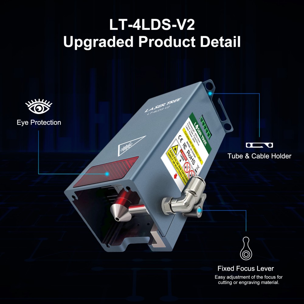 Módulo de grabado láser de pot - Diode Laser Module reseña y precio