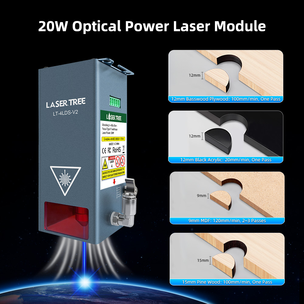 Módulo de grabado láser de pot - Diode Laser Module reseña y precio