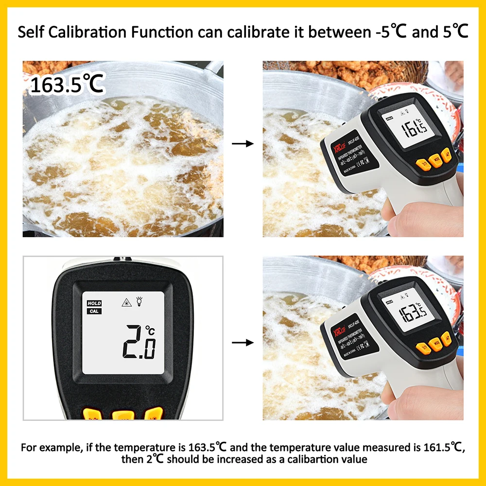 XRCLIF Termómetro infrarrojo P - Industrial Laser Thermometer reseña y precio