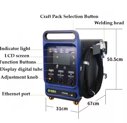 Soldador láser portátil Indust - Industrial Handheld Laser Welder reseña y precio