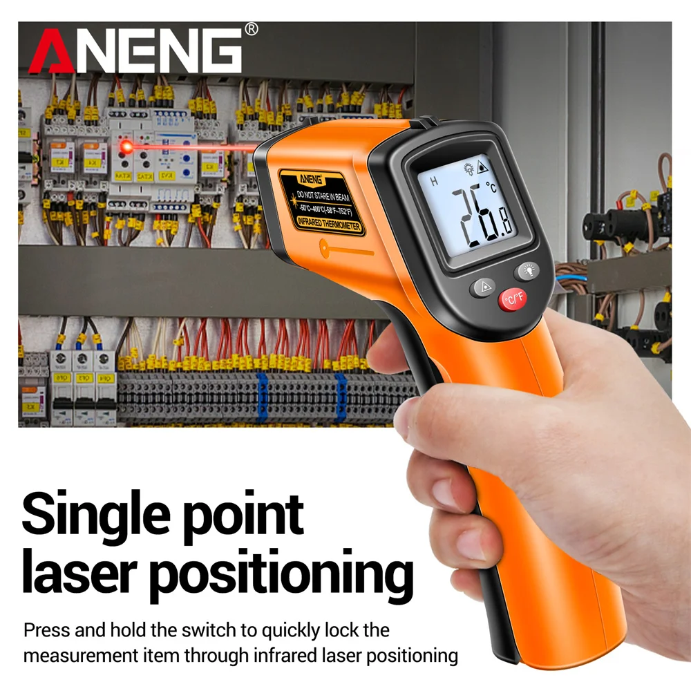 Termómetro Infrarrojo Digital  - Industrial Laser Thermometer reseña y precio