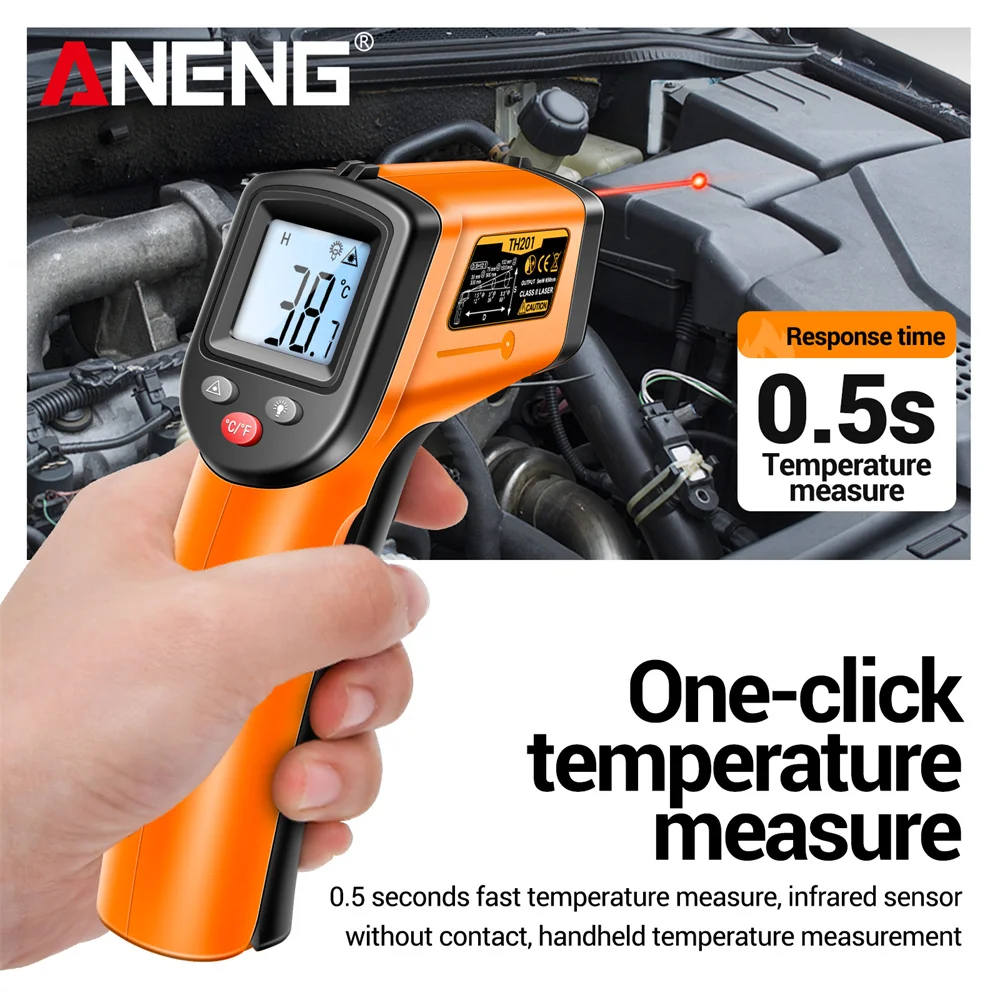 Termómetro Infrarrojo Digital  - Industrial Laser Thermometer reseña y precio