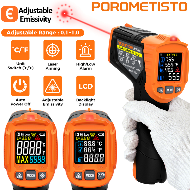 Termómetro Infrarrojo -50~380C - Industrial Laser Thermometer reseña y precio