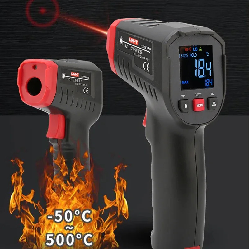 Termómetro Digital UNI-T, medi - Industrial Laser Thermometer reseña y precio