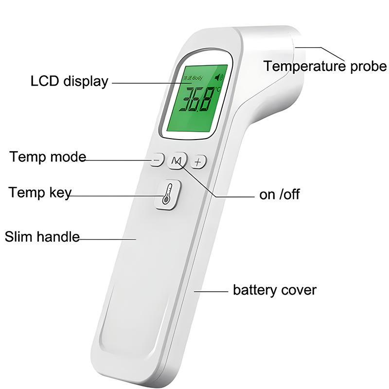 Oxímetro, Termómetro Infrarroj - Industrial Laser Thermometer reseña y precio